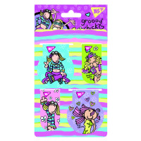 Закладки магнітні YES "Groovy Chick" 4 шт код: 707397