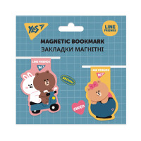 Закладки магнітні YES Line Friends 2шт. (707825)