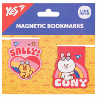 Закладки магнитные Line Friends Sally and Cony 2шт YES (708108)