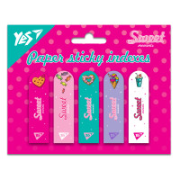Индексы бумажные Sweet Cream 55*15мм 100 шт (5x20) YES (170416)