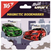 Закладки магнитные Cool Street drift 2шт YES (708119)