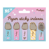 Индексы бумажные Pusheen 55*15мм 100 шт (5x20) YES (170417)