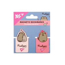 Закладки магнітні YES Pusheen, висікання, 2 шт (708396)
