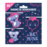 Закладки магнитные YES Hi koala! 3шт. (707732)