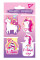 Закладки магнитные YES Unicorn высечка и глиттер 4шт (706996)