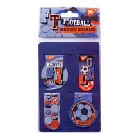 Закладки магнітні YES Football 4 шт (707395)