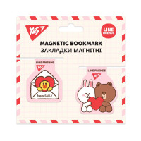 Закладки магнітні YES Line Friends 2шт. (707826)