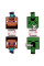 Закладки магнитные Minecraft Creeper 2шт YES (708101)