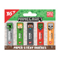 Індекси паперові Minecraft 55*15мм 100 шт (5x20) YES (170409)